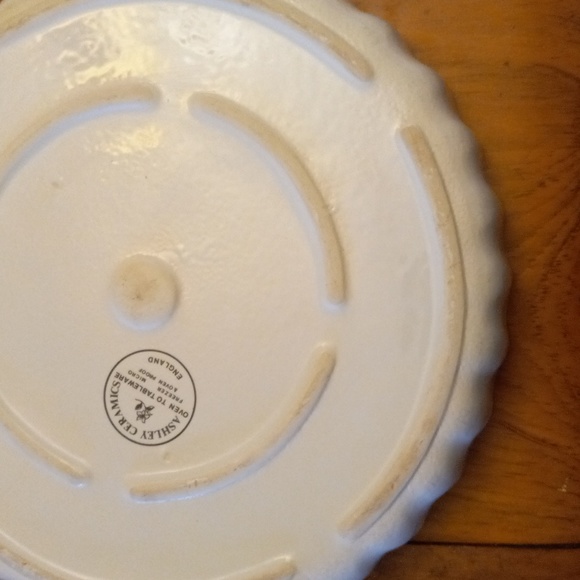 Ashley CeramicsEnglandVintage Flan/Quiche/Pie Dish Oven/Micro/Freezer Proof NWOT - Picture 13 of 14